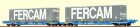 48102 Brawa Twin-unit Flat car of AAE loaded with 2 FERCAM containers